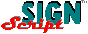 Script Sign Logo